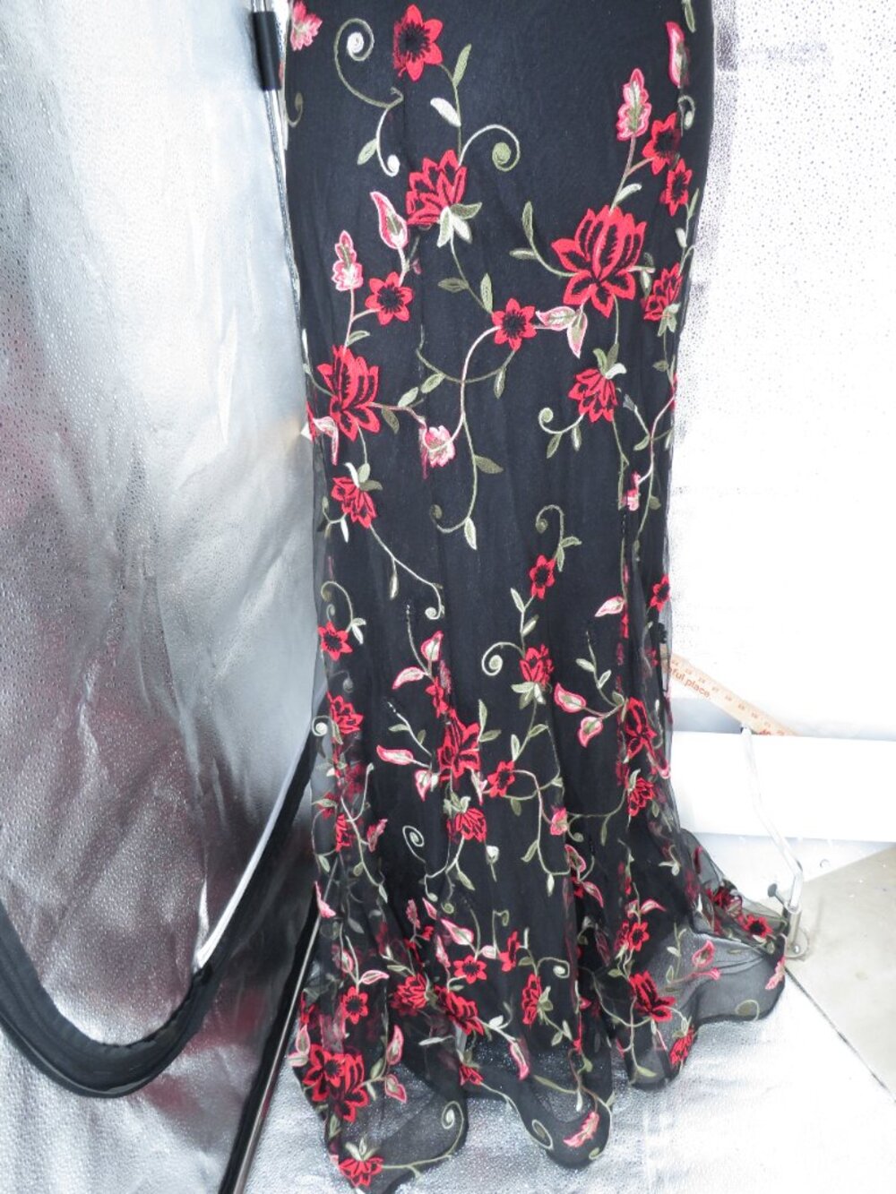 B. Darlin Floral Embroidered Corset Maxi Dress 5/6 Whimsigoth Gown - Picture 2 of 13